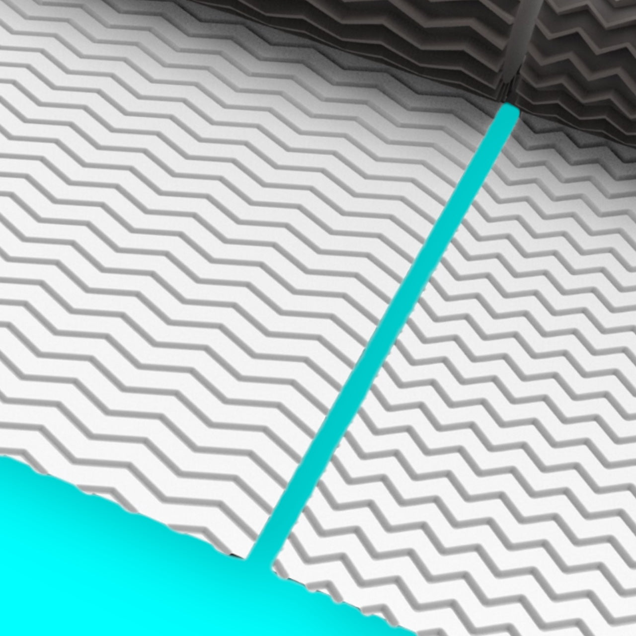 28-29-Rodillo textura Zig Zag para arcilla polimérica