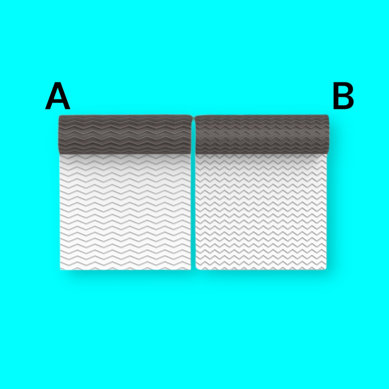 28-29-Rodillo textura Zig Zag para arcilla polimérica