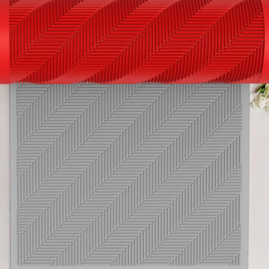 48-Rodillo textura geometric 5 para arcilla polimérica