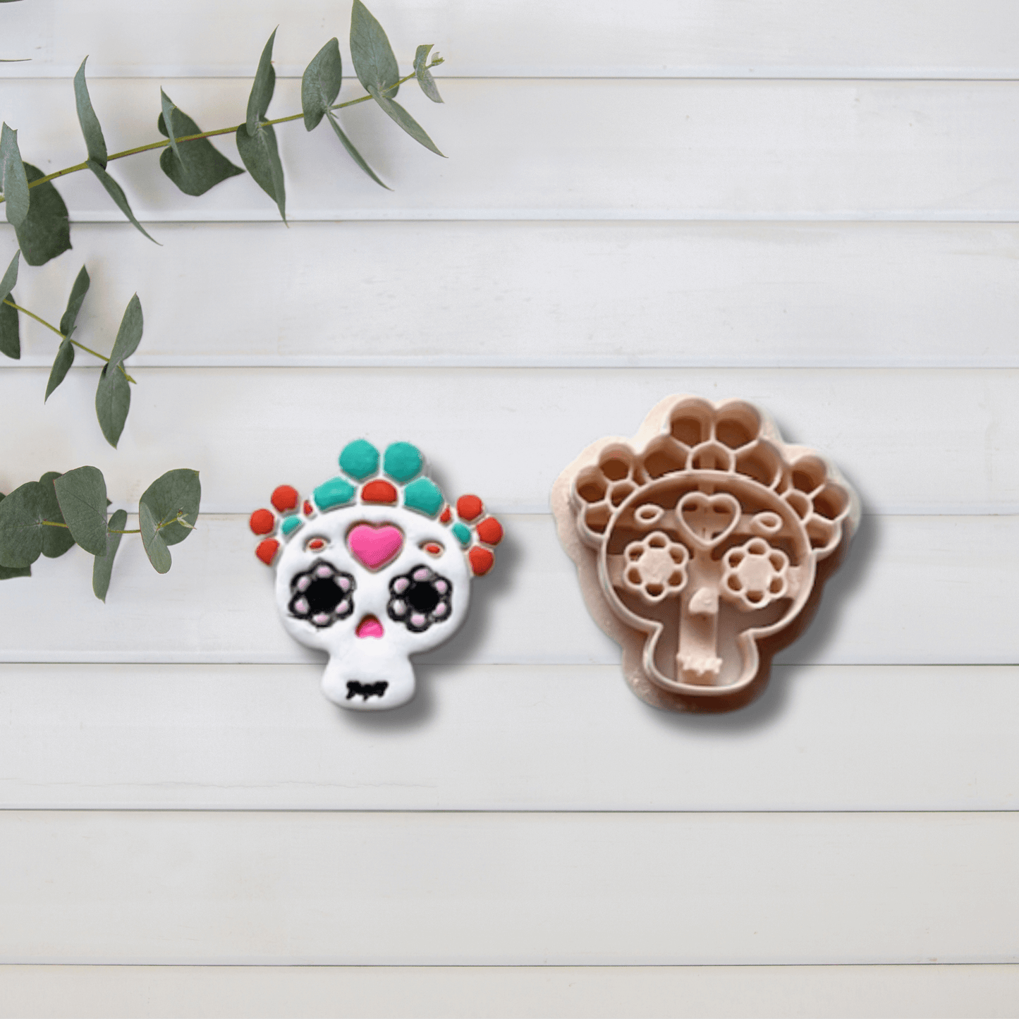 Cortador Arcilla Polimérica| calavera mexicana halloween 202540 | Minipekas