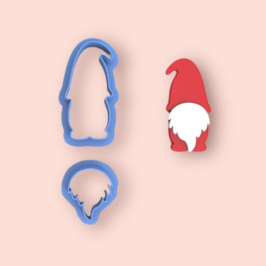 Cortador de gnomo de Natal para fazer brincos de argila polimérica