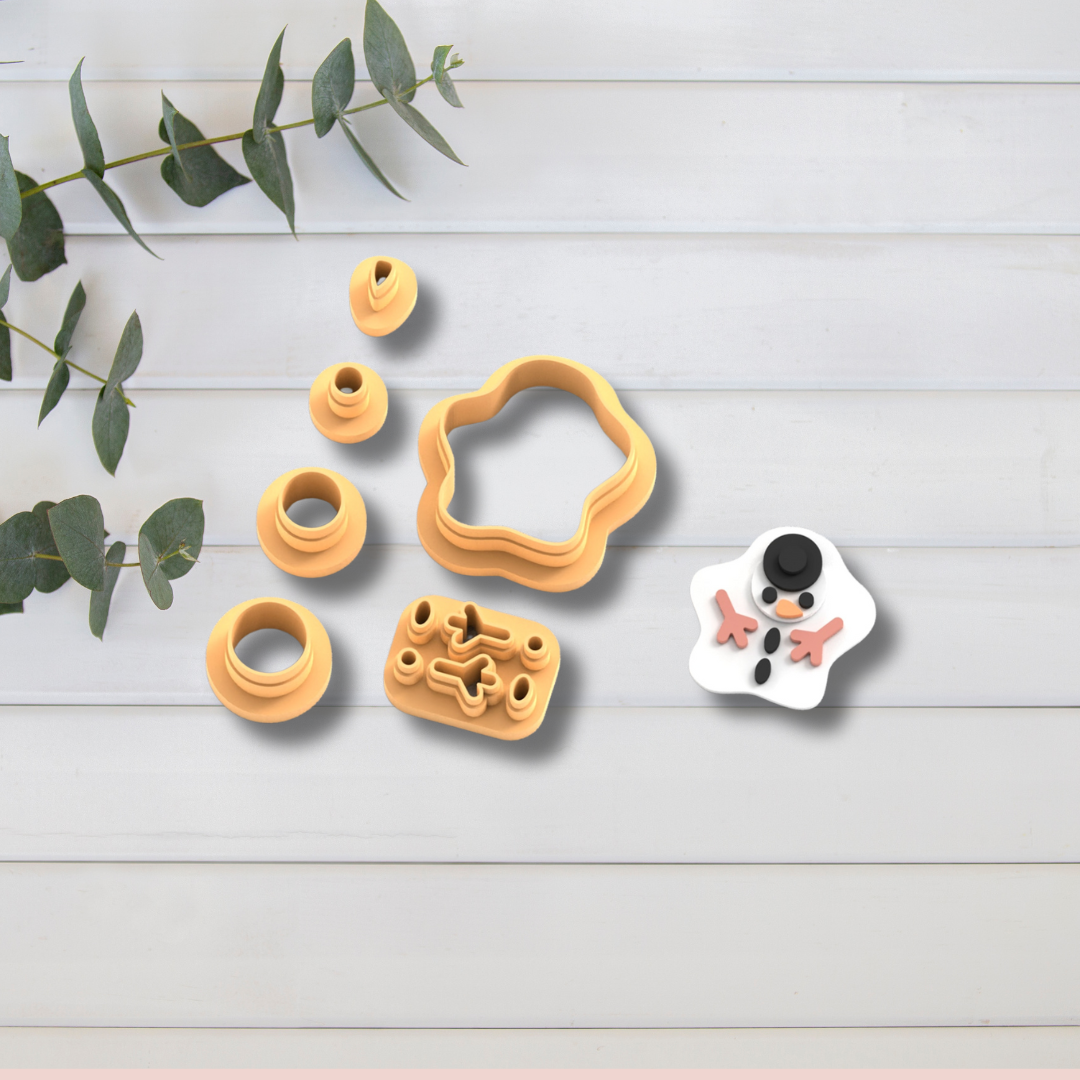 Cortador Arcilla Polimérica| Muñeco Nieve 2025101 | Minipekas