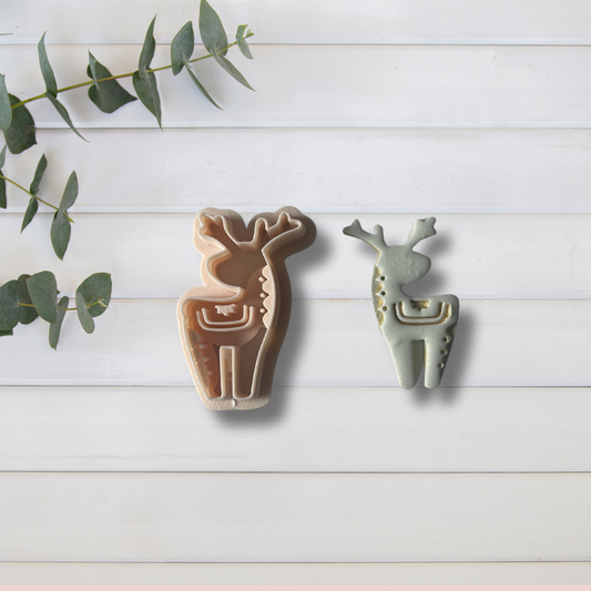 Cortador Arcilla Polimérica| Ciervo Nordico Christmas 2025338 | Minipekas