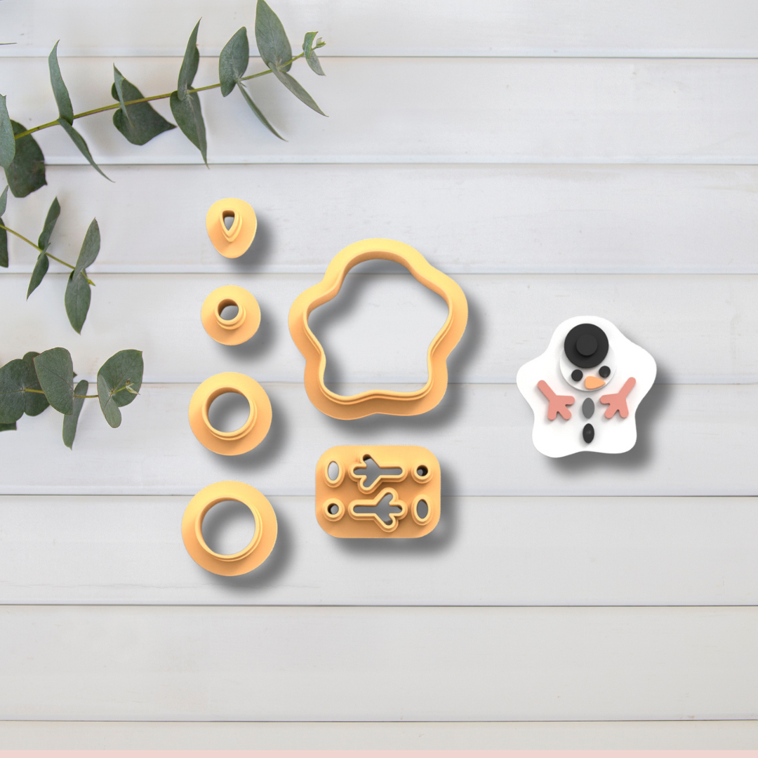 Cortador Arcilla Polimérica| Muñeco Nieve 2025101 | Minipekas