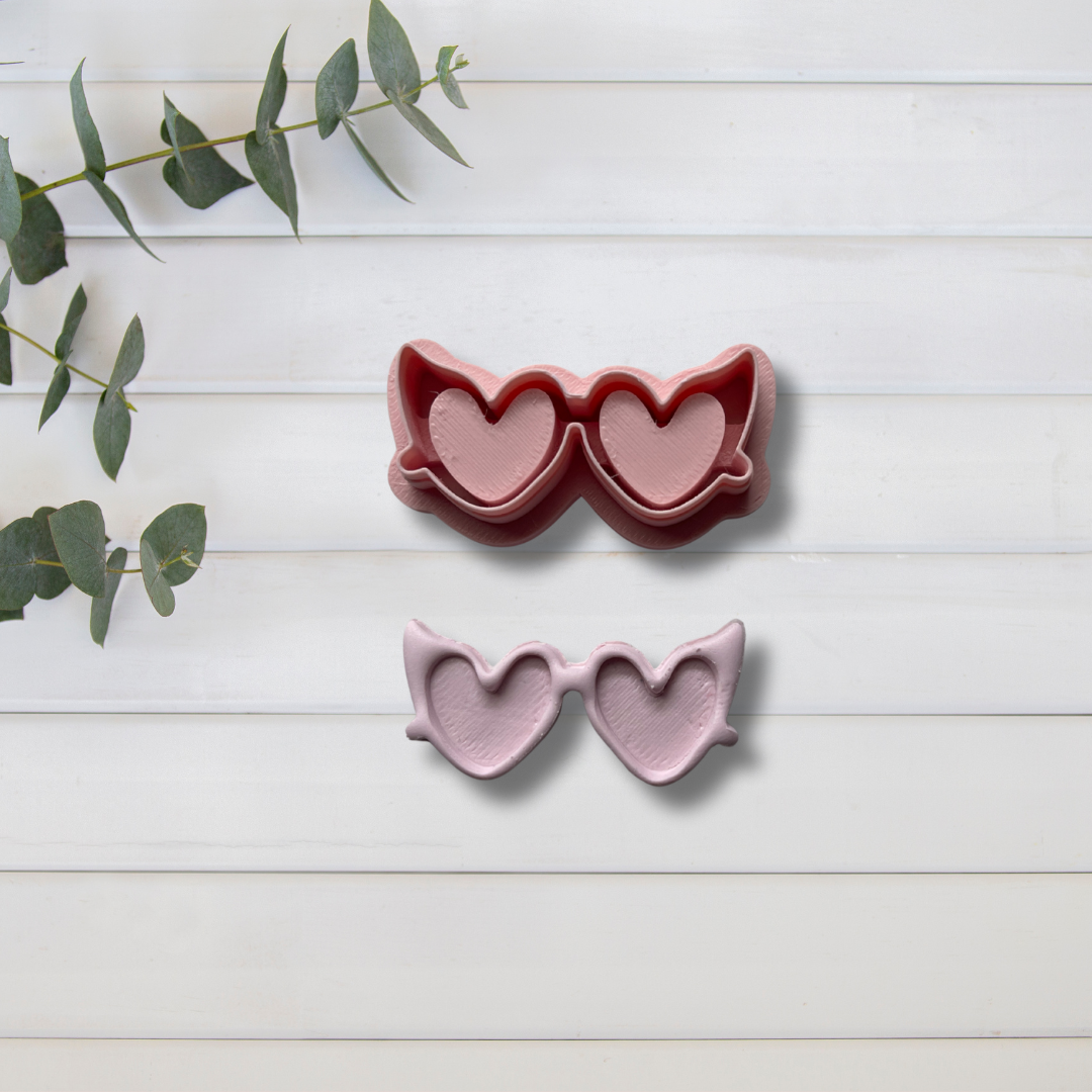 Cortador Arcilla Polimérica| Gafas Love 2025375 | Minipekas