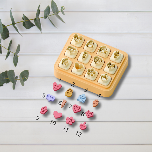 Cortador Arcilla Polimérica| pack mini corazon 2 2025409 | Minipekas