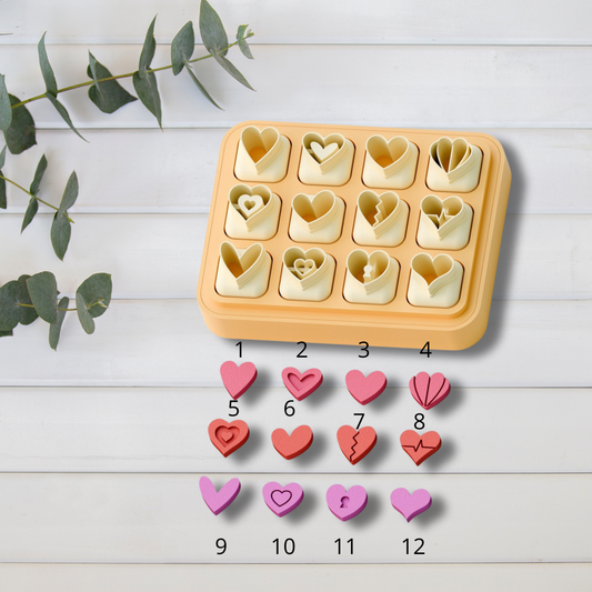 Cortador Arcilla Polimérica| pack mini corazon 1 2025401 | Minipekas