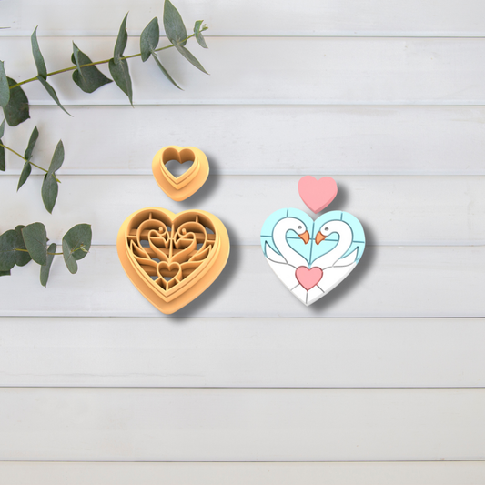 Cortador Arcilla Polimérica| Combo Cisne  2025378 | Minipekas