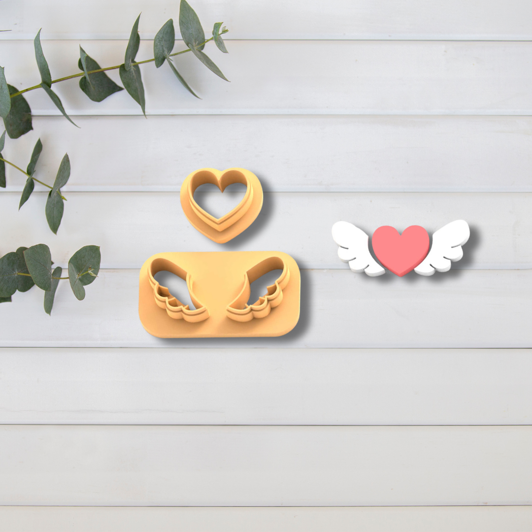 Cortador Arcilla Polimérica| Corazon Alas 2025379 | Minipekas