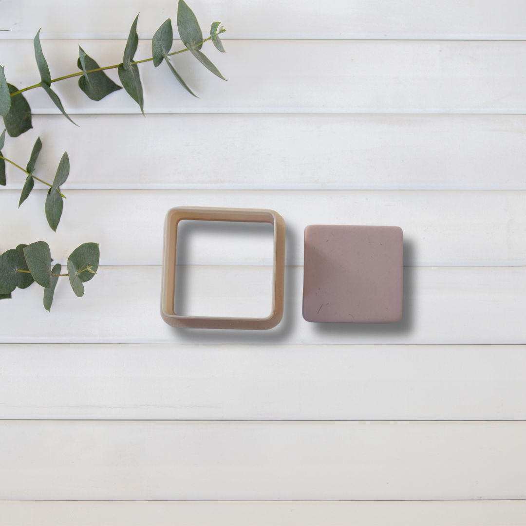 Cortador Arcilla Polimérica| Forma Basica Cuadrado 2| Minipekas