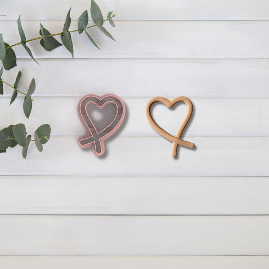 Cortador Arcilla Polimérica| Heart Ribbon 2025364 | Minipekas