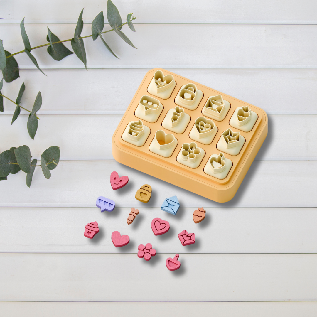 Cortador Arcilla Polimérica| pack mini corazon 2 2025409 | Minipekas