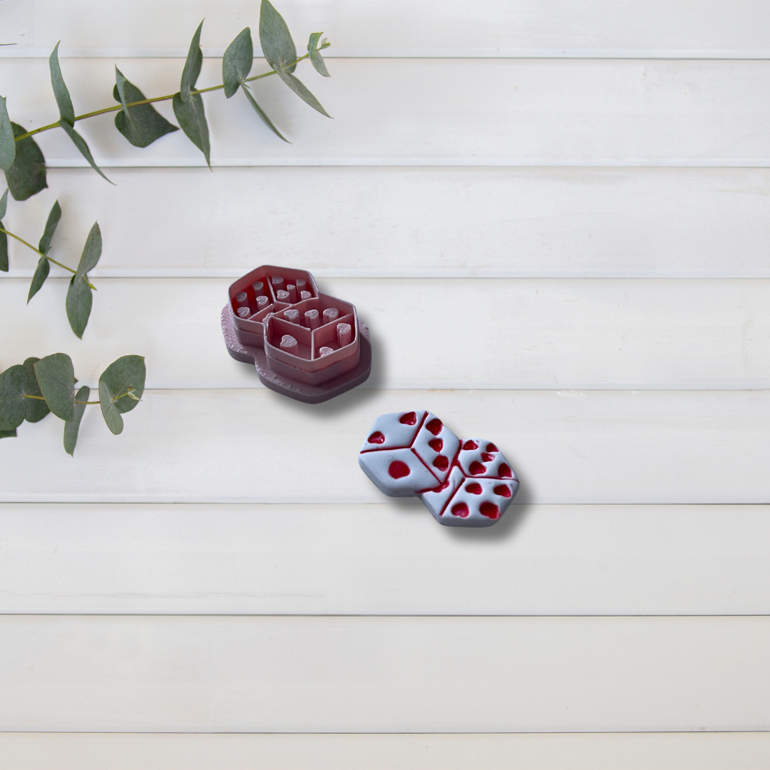Cortador Arcilla Polimérica|  Dados Love 2025425 | Minipekas