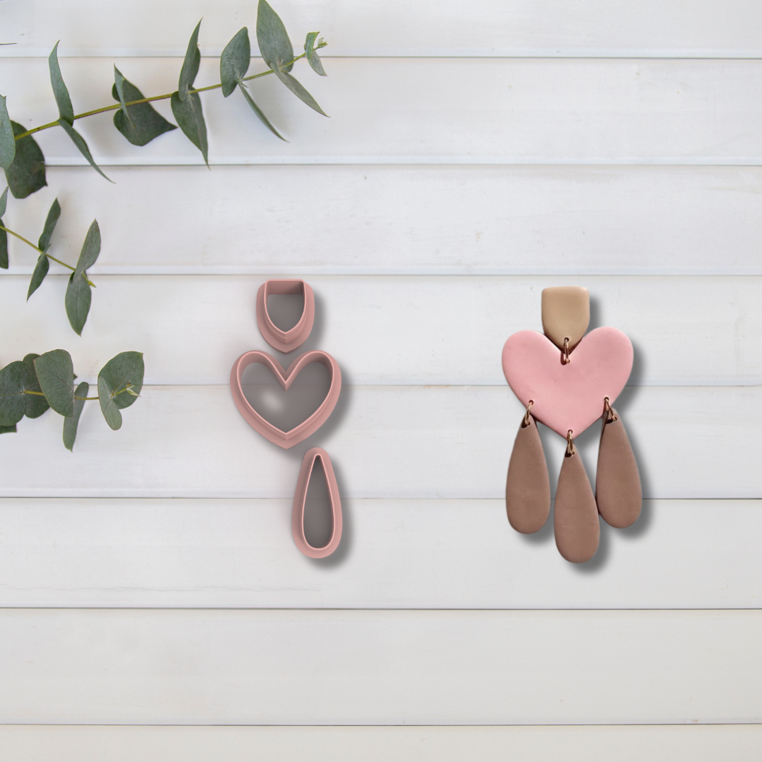 Cortador Arcilla Polimérica| Combo Corazon de Canela 2025358 | Minipekas