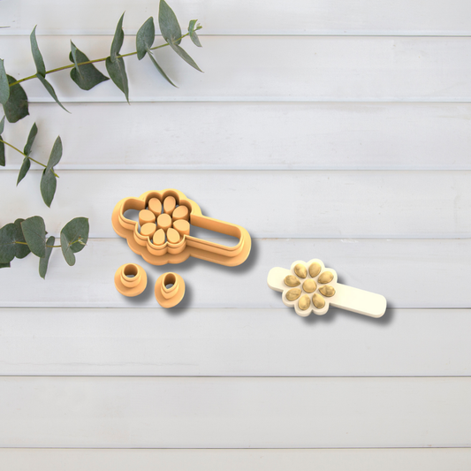 Cortador Arcilla Polimérica| Pasador Flor 202604 | Minipekas