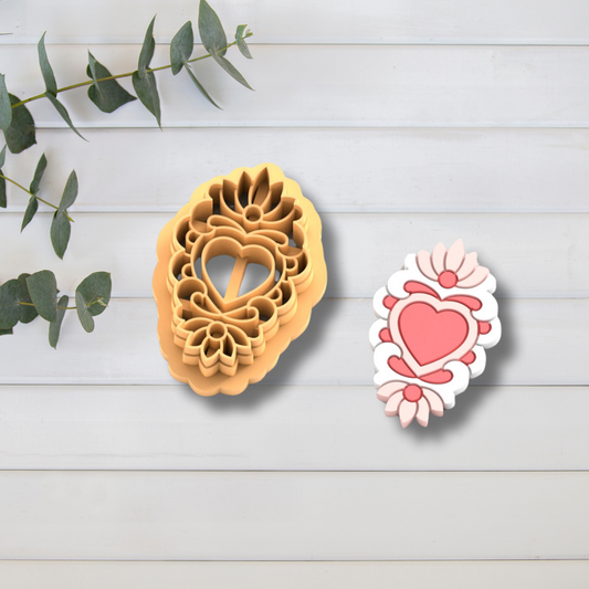 Cortador Arcilla Polimérica| Corazon boho 2025354 | Minipekas