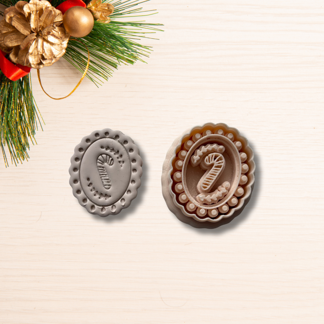 Cortador Arcilla Polimérica| Medallon baston 202599 | Minipekas