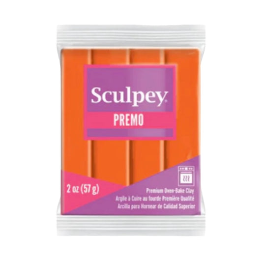 Argila polimérica Sculpey Premo Orange 2 onças (56g)