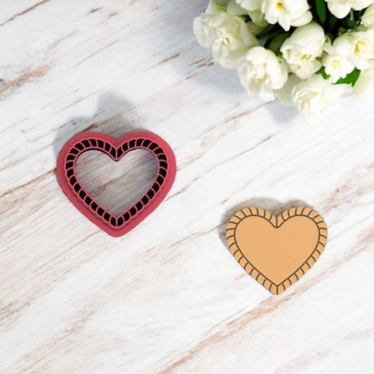 Valentine pie 1 - Cortador para hacer pendientes de arcilla polimérica