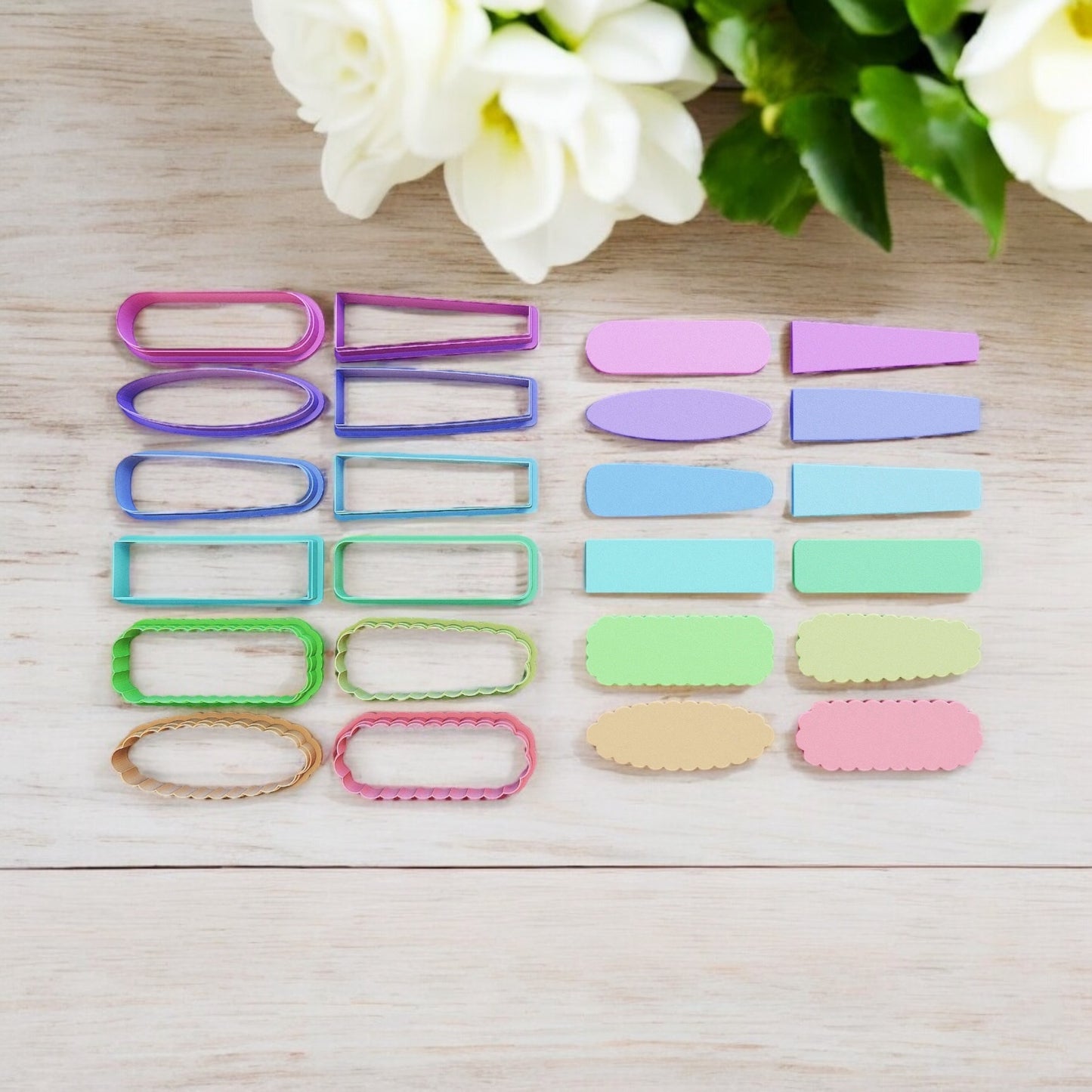 Épingles coupantes de base en pâte polymère