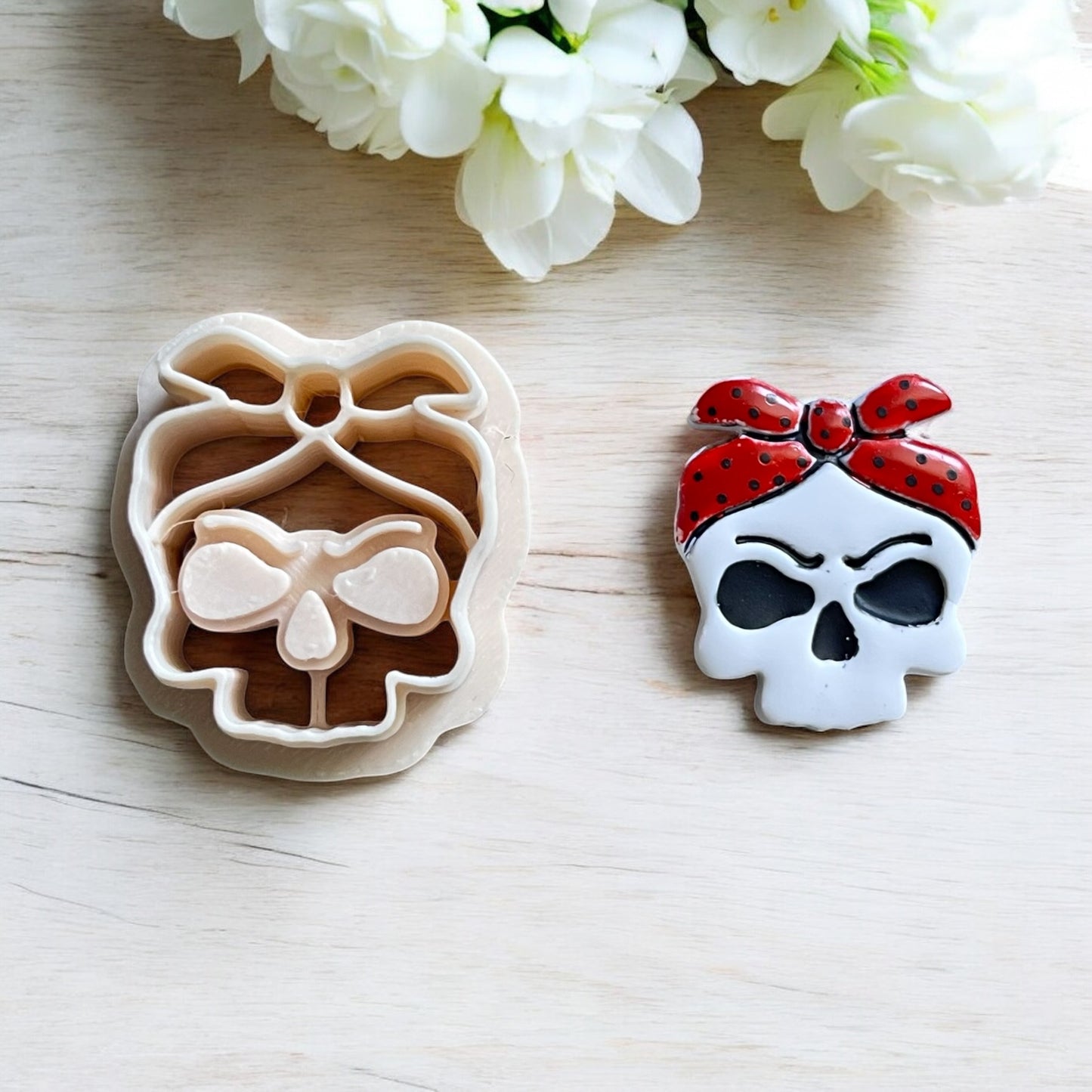 Cortador Arcilla Polimerica | Calavera Girl | Minipekas