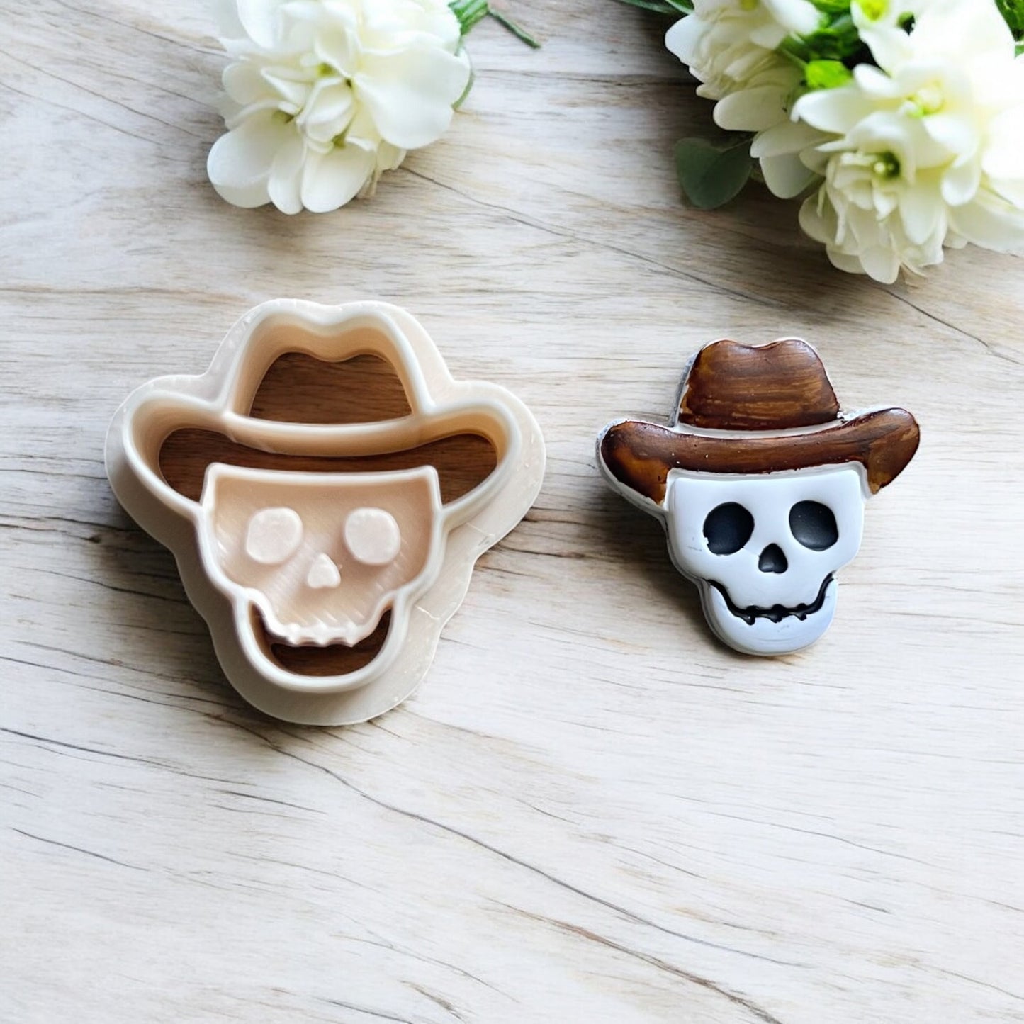 Cortador Arcilla Polimerica | Calavera Cowboy | Minipekas