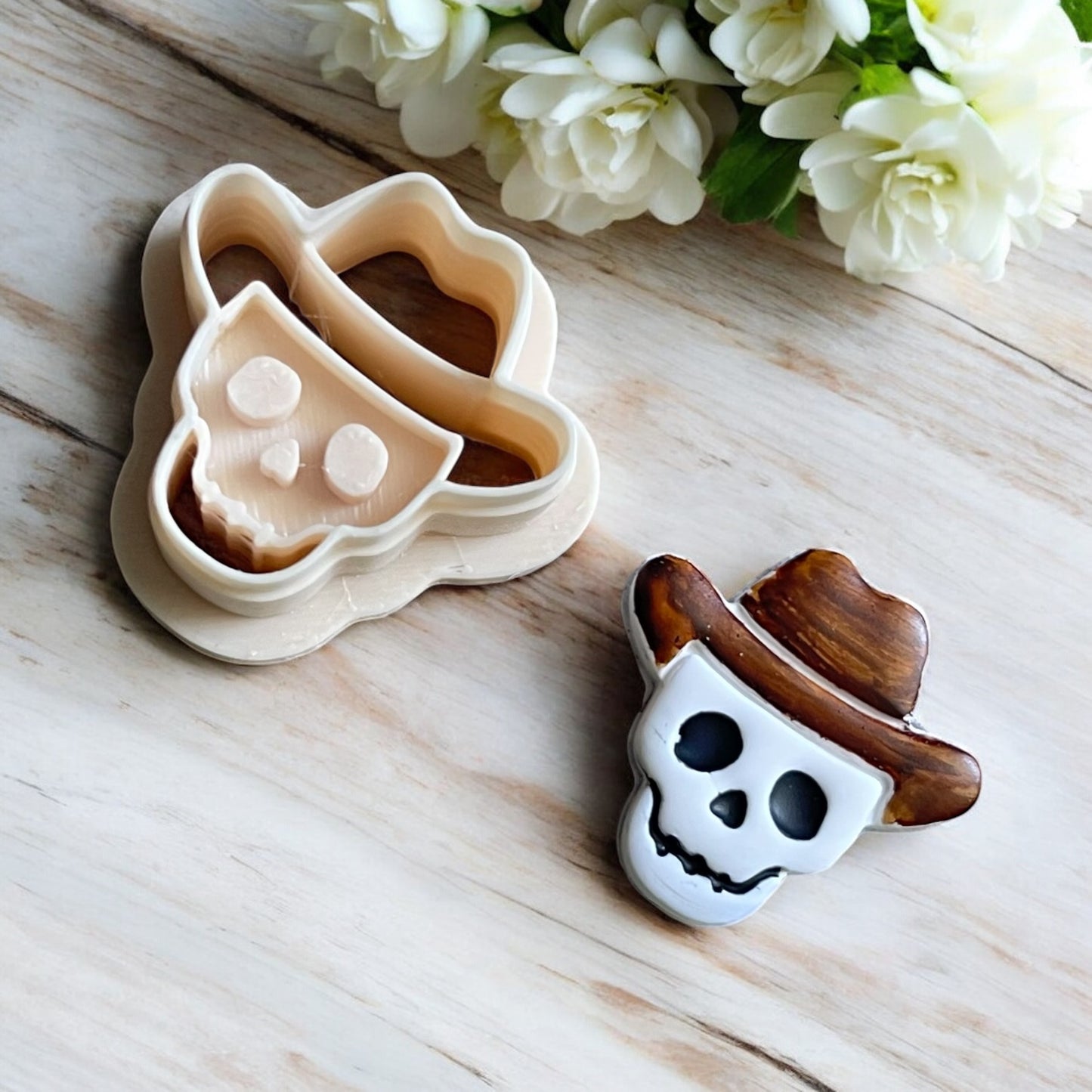 Cortador Arcilla Polimerica | Calavera Cowboy | Minipekas
