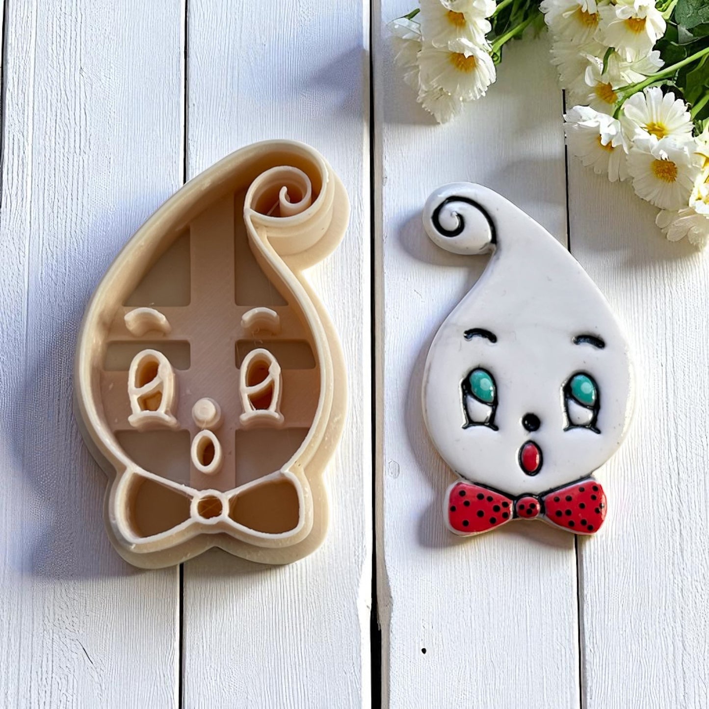 Cortador Arcilla Polimérica | Fantasma Retro | Minipekas