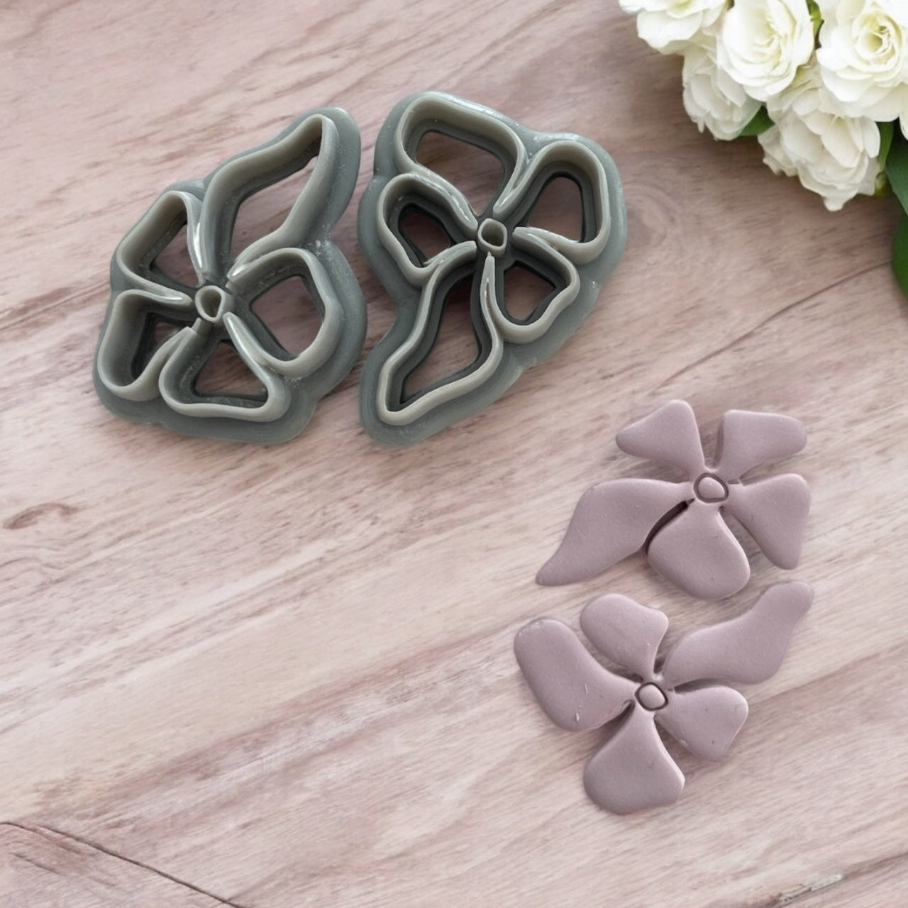 Découpeur d'argile polymère fleur de Matisse