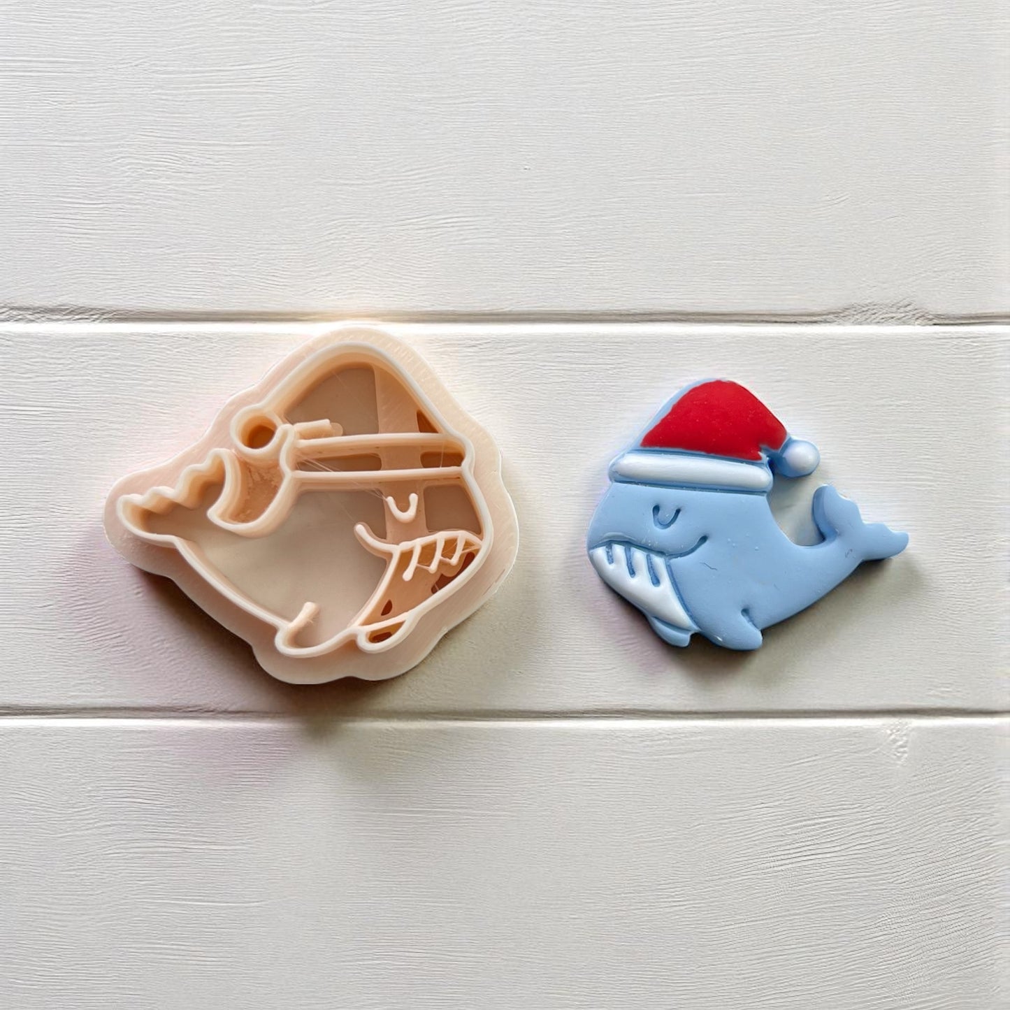Cortador Arcilla Polimérica|Ballena Navidad 202512| Minipekas