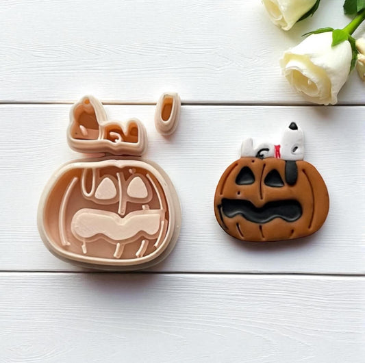 Cortador Arcilla Polimérica| Snoopy Calabaza 104 | Minipekas