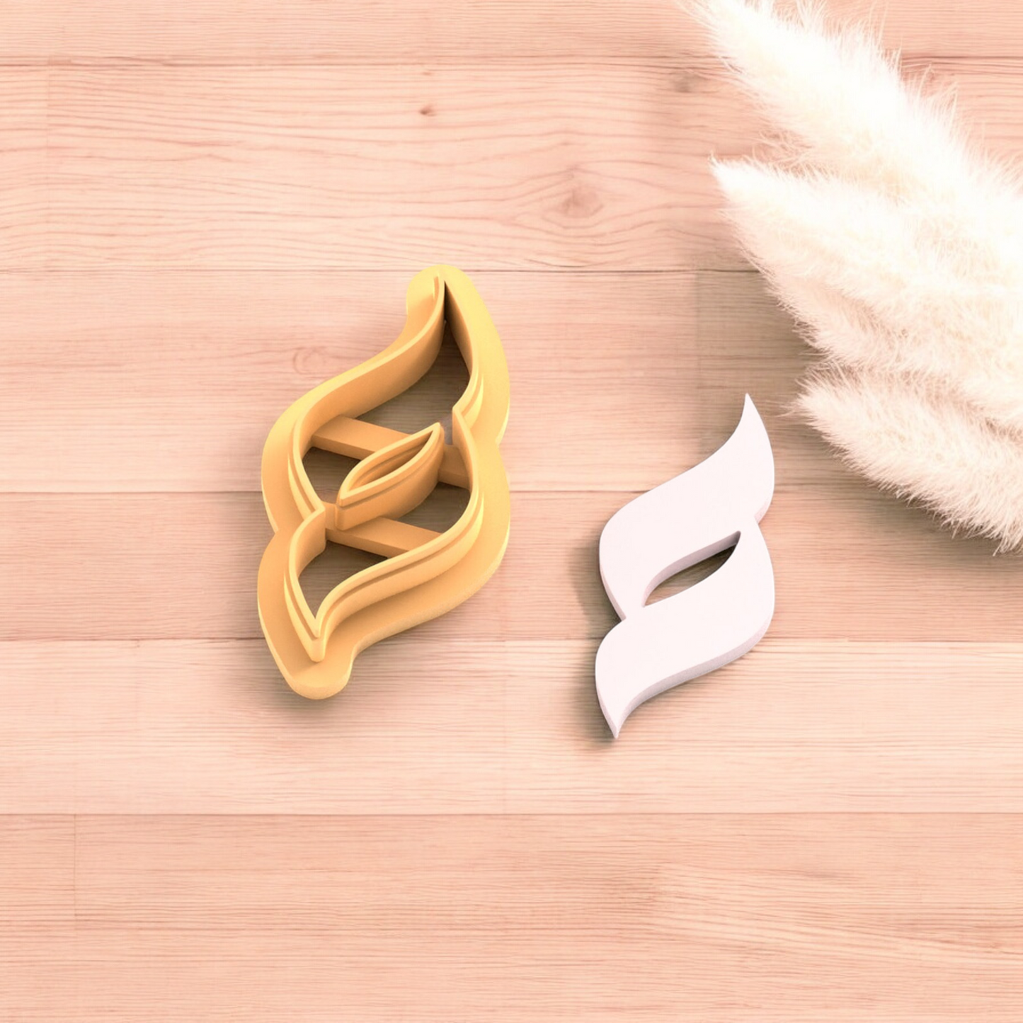Shell earring B - Cortador para hacer pendientes de arcilla polimerica